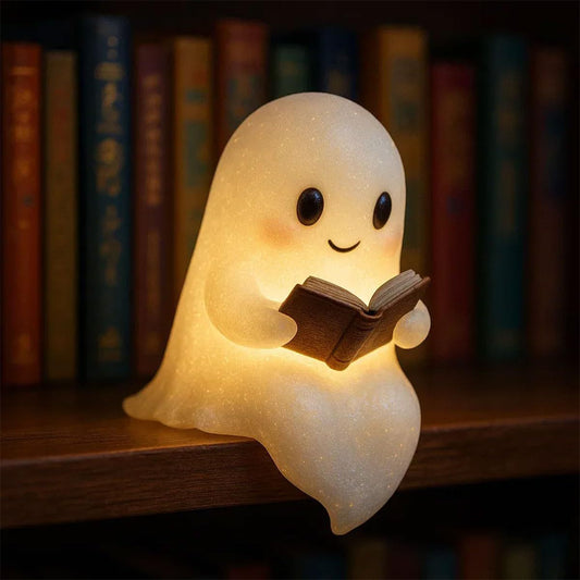 Niedliches LED-Geister-Nachtlicht, Kinder-Nachtlicht, Geschenk, Nachttisch-Schlaflampe, Halloween-Dekoration, schöne Geisterlampe, warmes Licht
